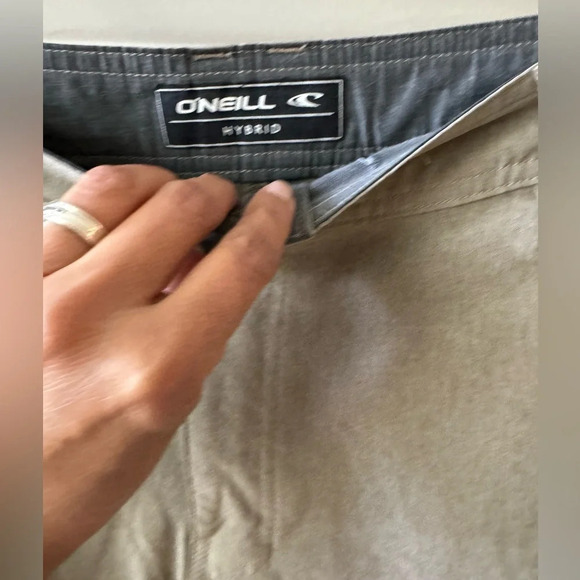 O’Neill RESERVE HEATHER 21" HYBRID SHORTS Khaki Sz 38 - Picture 6 of 12